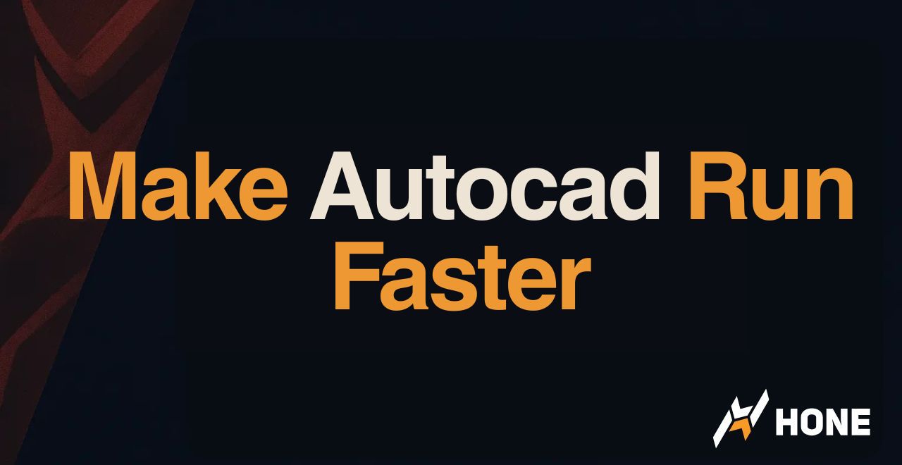 Solve Autocad Running Slow - How to Make Autocad Run Faster